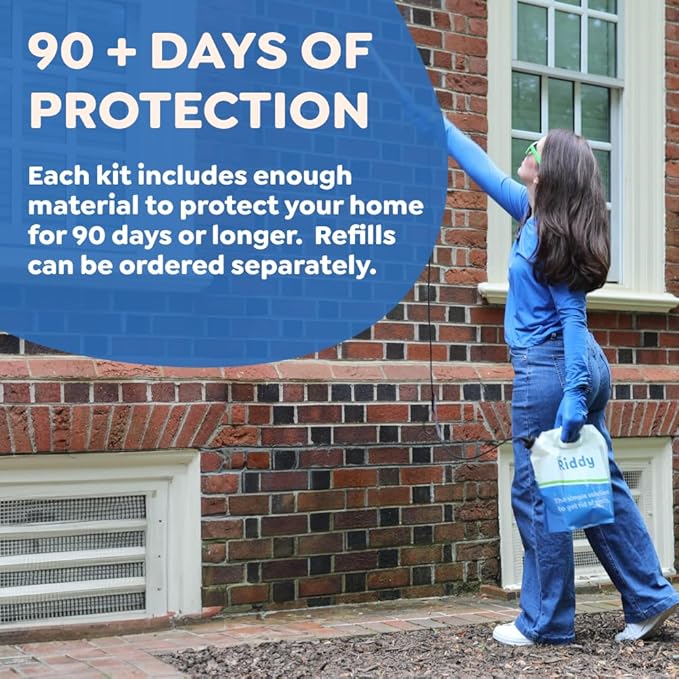 Riddy Pest ProKit Effective Against 100+ Bugs Includes Rechargeable Sprayer Traps Gloves &amp Tips Guide Long-Lasting Barrier for Unwanted Pests Professional-Grade Treatment Only for California
