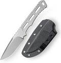 EDC Fixed Blade Knife with Sheath Camping Knife Fixed Blade 3.15 Outdoor Survival Blade Full Tang Hunting Knives for Men Women BS-01