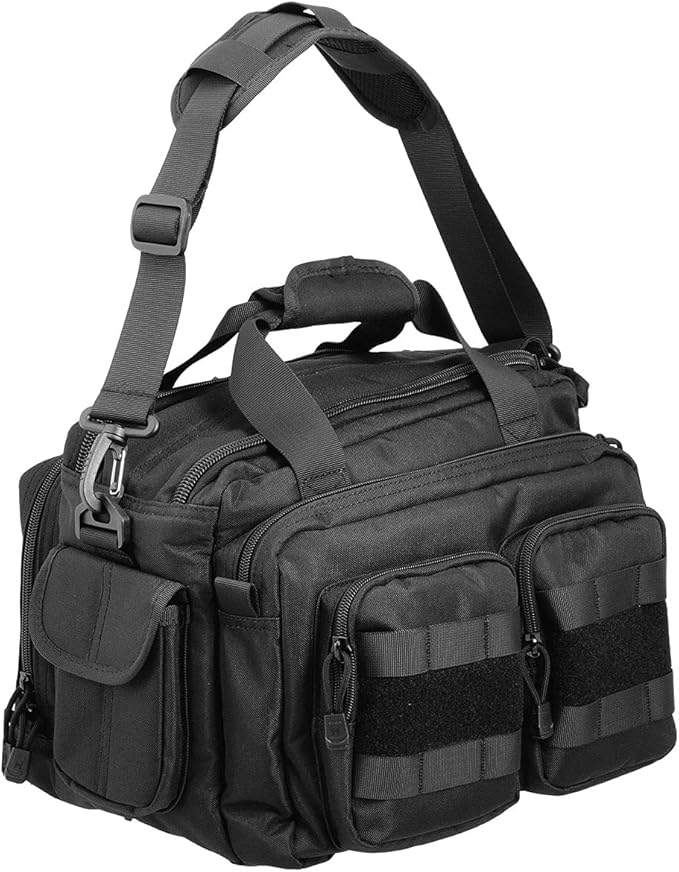 Lancer Tactical Airsoft 1000D Nylon Small Range MOLLE Bag BLACK