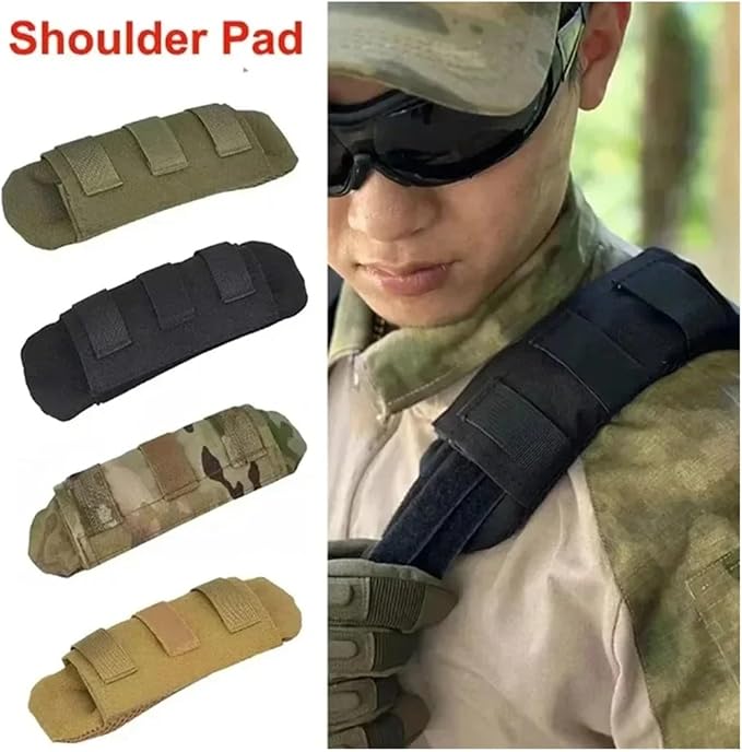 Backpack Strap Pads 2pcs Outdoor Shoulder Bag Shoulder Pad Breathable Tactical Sling Cushioning Non-Slip Shoulder Liner Backpack