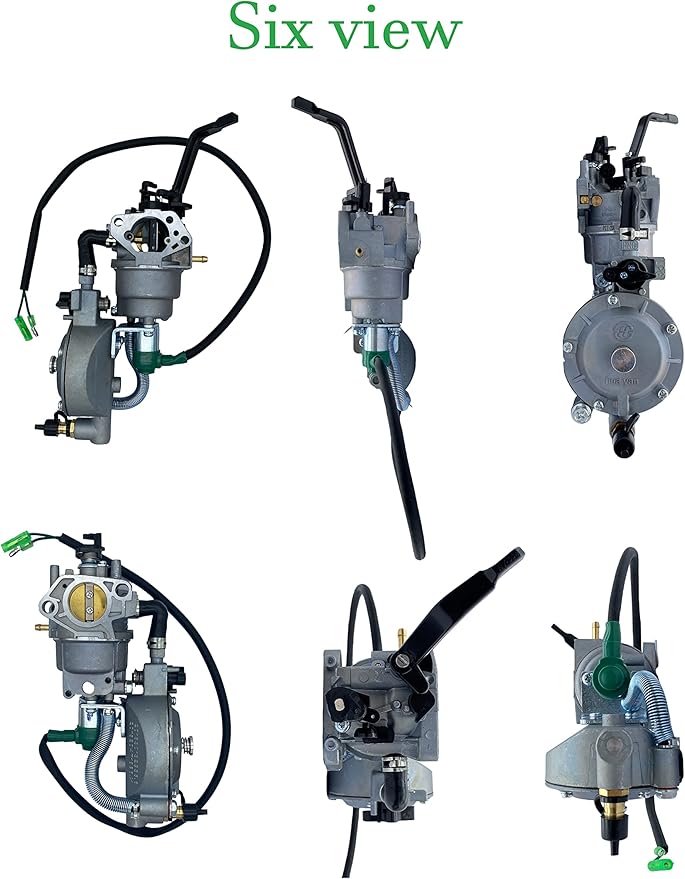YAMAKATO 389cc 420cc Tri Dual Generator Carburetor Gas to LPG CNG Conversion Kit OEM for Fuel Generac Predator Champion Duromax Honda etc. 459cc 338cc 301cc GX270 GX340 GX390 Manual