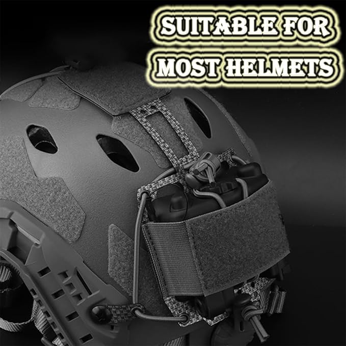 Tactical Helmet NVG Battery Pouch T-Shaped Battery Storage Holder Pack with Hook and Loop Counterweight Bag