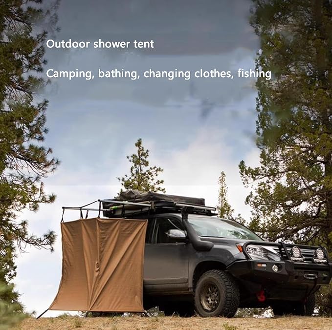 Portable Shower Camping Shower Tent Car Camping Shower Tent Shower Tent Awning with RoofA