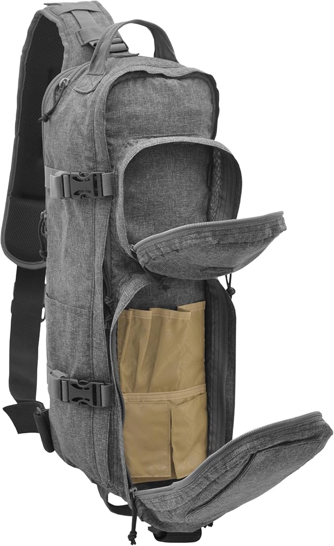 Grayman(TM) Plan-B Light Go-Bag Sling Pack by Hazard 4(R) - Gray  Large