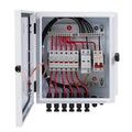 6 String Metal Solar Combiner Box PV Combiner Box with 20A Rated Current Fuse Surge Protective Device &amp 63A Air Circuit Breaker (6 String) (6 String)