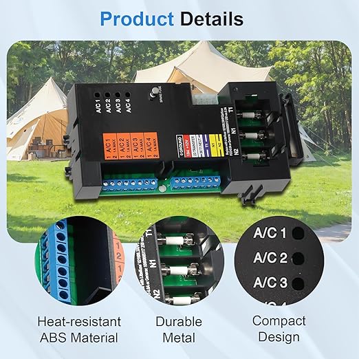 A0004499959 Transfer Switch Smart AC Module Load Generator Shed Module Replacement for Generac 100 200 Amp Automatic Transfer Switch ATS Control Module Replace 10000004183