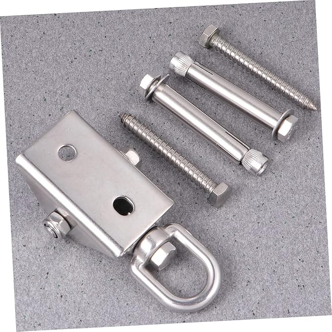 BESPORTBLE Swing Fixed Hook Stainless Steel Ceiling and Wall Mounting Swing Chair Hook Rotating Fixing Wear-Resistant Seal