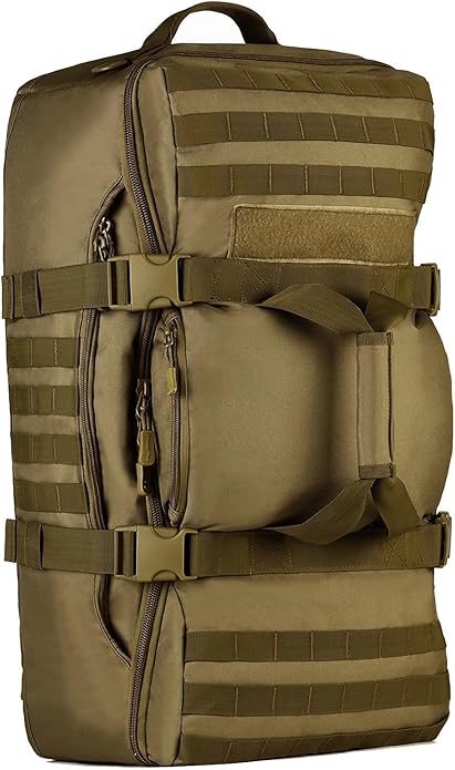 Tactical Travel Backpack 60L Military MOLLE Duffel Bag 3 in 1 Military Backpack Travel Duffle Bag