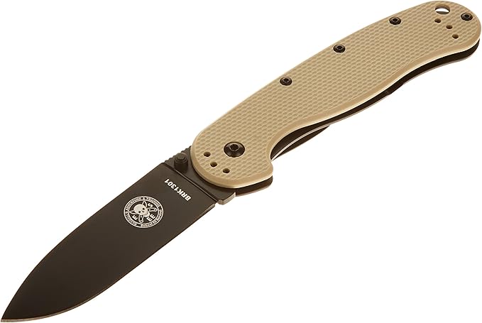 Blue Ridge Knives Avispa Desert Tan Black Knife Desert Tan/Black