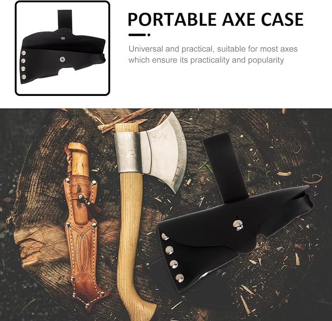 POPETPOP 3pcs Protective Cover for Portable Hatchet Durable Axe Protector Pouch for Camping Gardening and Outdoor Use Convenient and Functional Design for Safety and Style