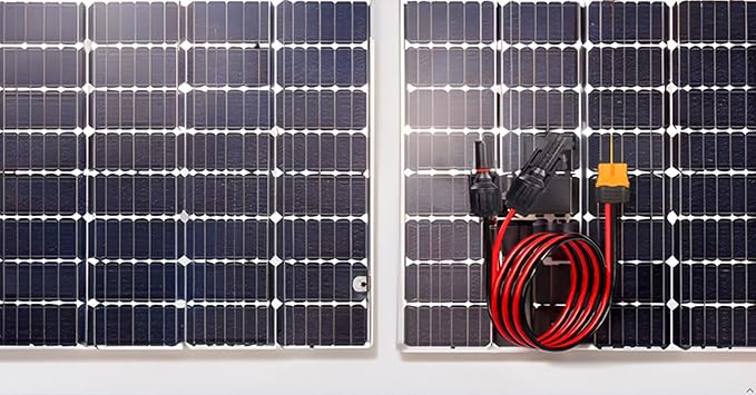 12AWG XT60 to MC-4 Solar Charging Cable 10FT IP67 Waterproof - 30A High Current Adapter for EcoFlow Power Stations (RV/Camping/Emergency)