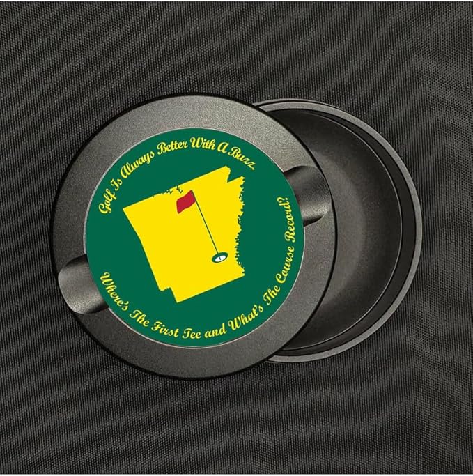 Metal Zyn Container - Metal Zyn Holder - Zyn Metal Can - Metal Container for Zyn Holder - Metal Zyn Can Golf Gifts for Him - Zyn Containers for Golf - Arkansas