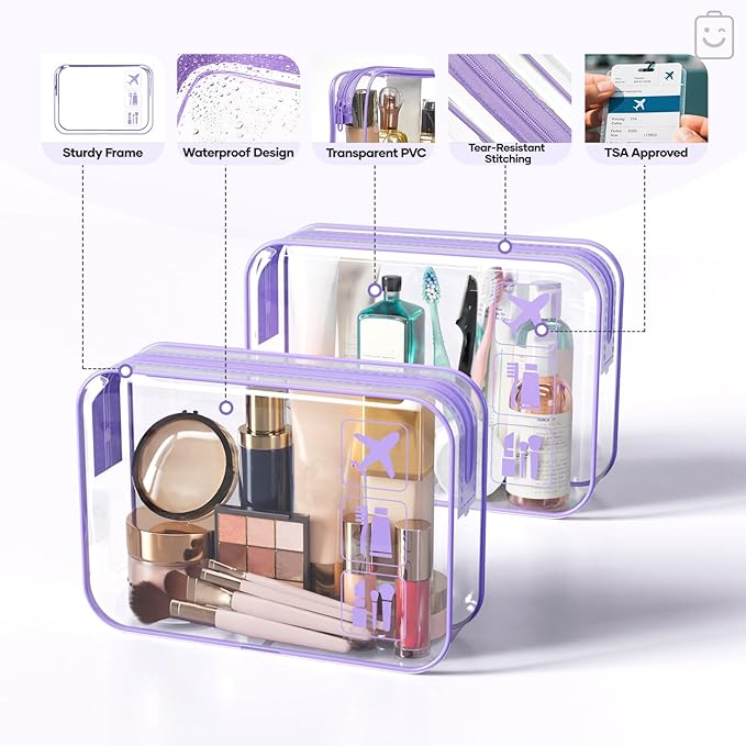 Veken 11 Set Compression Packing Cubes for Travel EssentialsCompressible Expandable Large Luggage Suitcase Organizer Bags for ClothingDurable Space Saver Storage Bags(Light Purple)