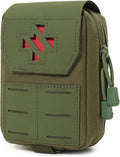 Tactical First Aid Kit Medical Bag for Hiking Travel Home Emergency Waist Holder Case Portable Survival Tools Molle Pouch