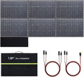 ALLPOWERS SP039 600W Portable Solar Panel Foldable Solar Charger with 24% High Efficiency Monocrystalline Cells IP67 Waterproof for Generator RV Camping Motorhome Off-Grid Power Backup