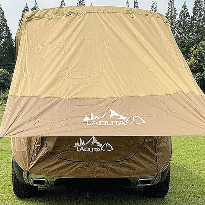 Car Roof Shade Canopy Camping Tents for CarsCar Awning Outdoor Tent SUV Car Tailgate Tent Windproof Hatchback Tent for Car Camping Tent Roof Canopy Universal Waterproof Car Tent