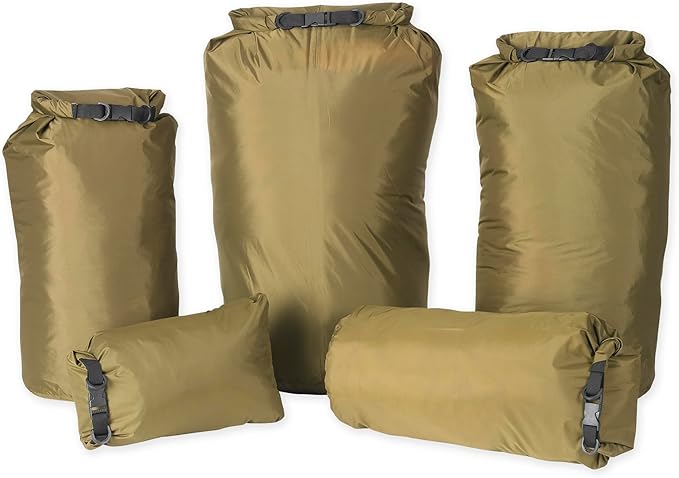 Snugpak Dri-Sak Waterproof Dry Bag – Lightweight Roll Top Storage Sack for Camping Hiking Backpacking