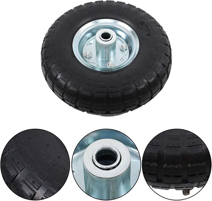Wheel Kit Replacement for 9000 8750 6500 Watt Black Generator 10 inches Pneumatic