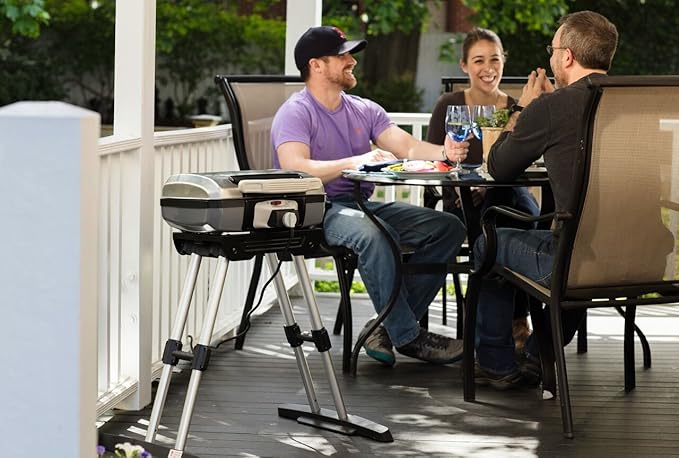 Cuisinart CEG-980 Outdoor Electric Grill with VersaStand 22 x 11.8 x 17.6-Inch