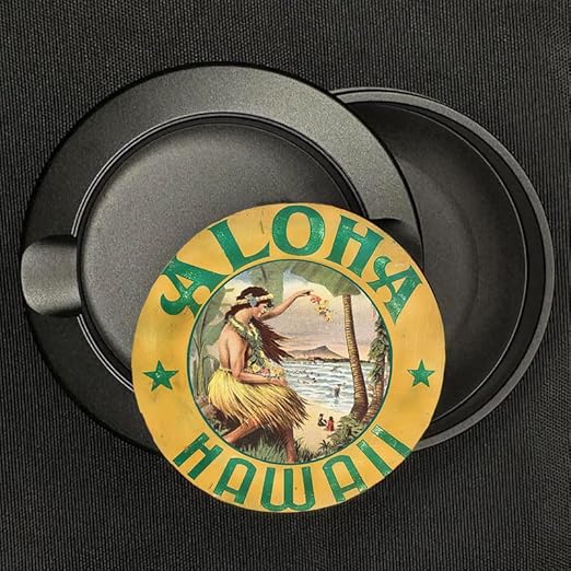 Metal Zyn Container - Metal Zyn Holder - Zyn Metal Can - Metal Container for Zyn Holder - Metal Zyn Pouch Cans - Smell Proof Container for Zyn - Metal Zyn Pouch - Aloha Hawaii Flower Necklace