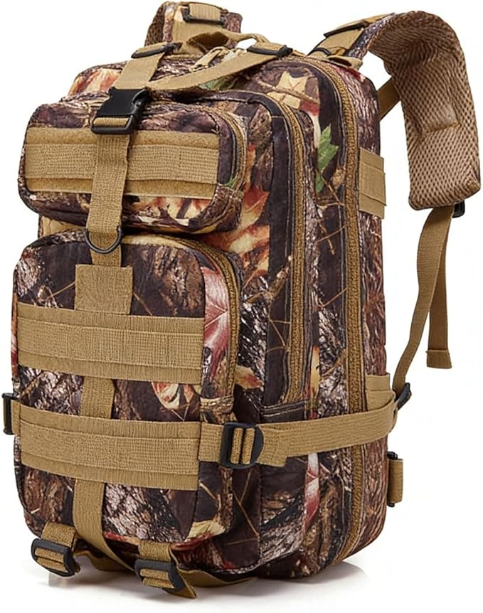 LINGYUE Waterproof Tactical Bagpack 25L Outdoor Hiking Backpack For Outdoor Camping Hunting Travel Trekking(E)