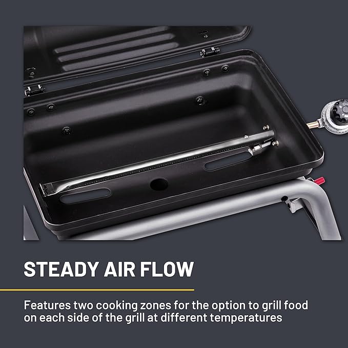 Charbroil 1-Burner Portable Propane Gas Grill Black – 17402049