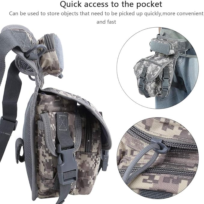 Drop Leg Bag for Men Women Thigh Pack Pouch Multifunctional Tactical Package Outdoor Hiking Thigh Bag
