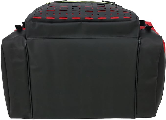 Lightning X Personalized EMT Trauma Bag – Large ALS Medical Bag with 6 Color-Coded Pouches MOLLE Panel Waterproof Bottom Reflective EMS Gear Custom Embroidered Name or Logo | LXMB35