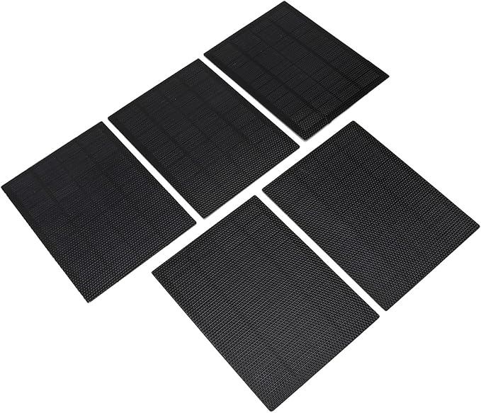 5pcs ABS Mini Solar Panel Wide Compatibility ETFE 13.76oz Silicon Mini Solar Tool for School Experimental Research Projects