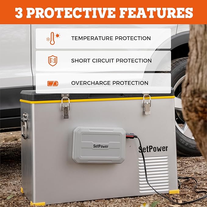 Setpower PG216Wh Portable Power StationMagnetic Power BankOutdoor Generator for SetPower 12V Refrigerator PT35/PT45/PT55/RV45S Home Backup Outdoor Emergency RV Van Hunting