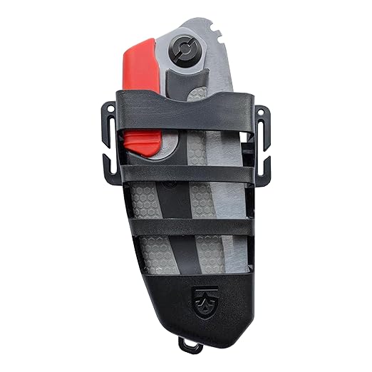 GEAR AID Skara Dual Position Folding Camp Saw and Protector Sheath Ideal for Cutting 2.5” Diameter Wood for Camping Hiking Trail Maintenance Hunting and General Pruning