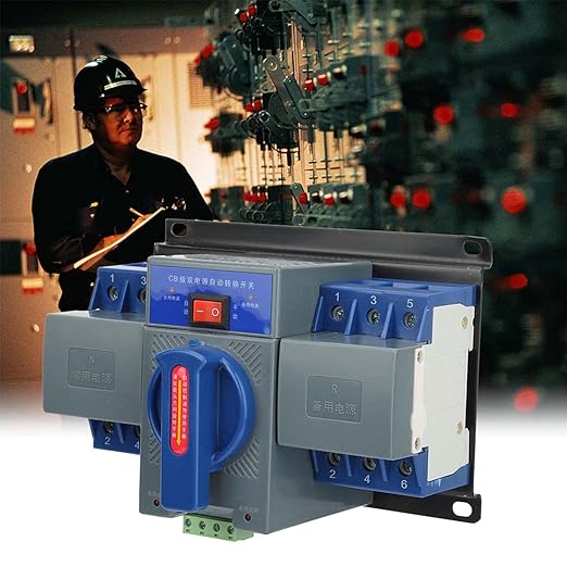 Transfer Switch 1pcs Mini 63A 3P Power Automatic Transfer Switch Generator Changeover Switch