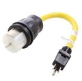 AC WORKS Generator to Transfer Switch 50Amp Inlet Box Adapter (15Amp Household Plug to CS6364 Flexible)