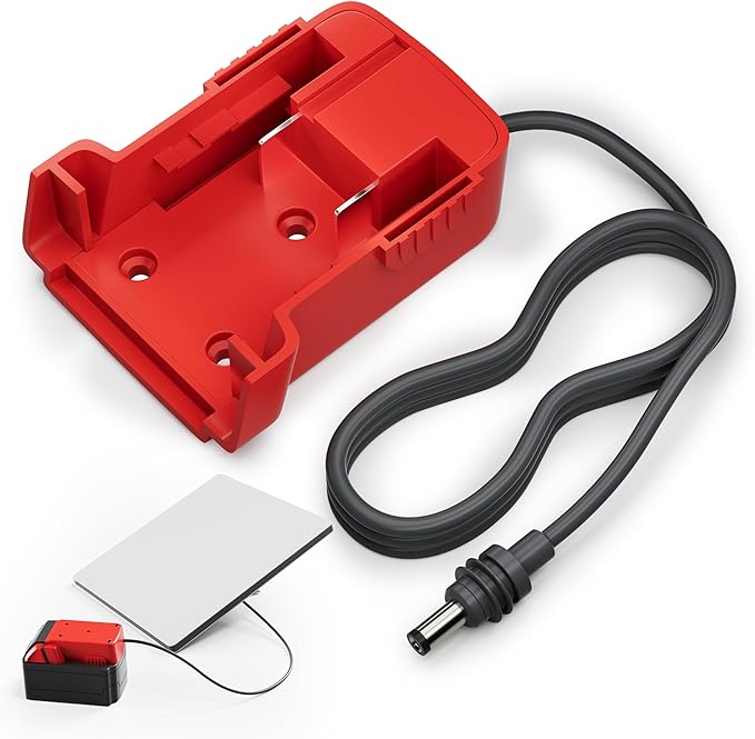 Starlink Mini Mil.Waukee 18V Battery Adapter Starlink Mini DC Power Cable Adapter Accessories for Mil.Waukee Battery Charger 3.2FT 18AWG Cord Plug and Play 1M