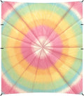 Tie-dye Pattern Bright Colors Tie-dye Background Stable Beach Tent UPF50 Water-Resistant Large Sun Shelter with Sandbags Sand Shovel Poles for Camping Trips Fishing Backyard Fun or Picnics