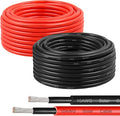 XRDS -RF 10AWG Solar Wire 6mm² 2 Pack 30FT Red &amp Black Solar Panel Cable 84 Strands Tinned Copper XLPE Insulated Outdoor Wire for PV Systems Inverter Battery RV Car Boat – Fire &amp UV Re