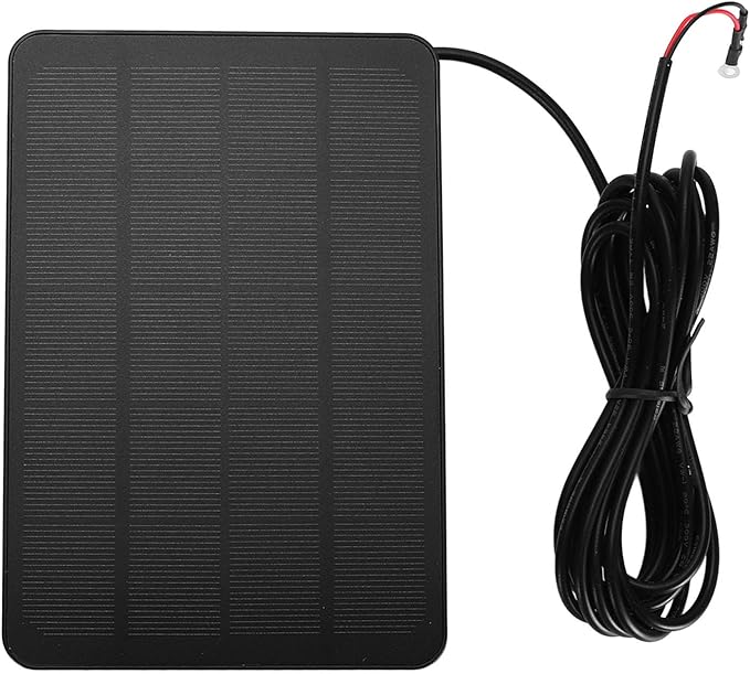 JTLB Solar Panel Camera Charger 10W Video Doorbell Solar Panel Charger for Nest for Doorbell 2K Camera for Ring Video Doorbell 2 for Doorbell 3 (CSP4W-O-B) JTLBfgawxe13bk-11