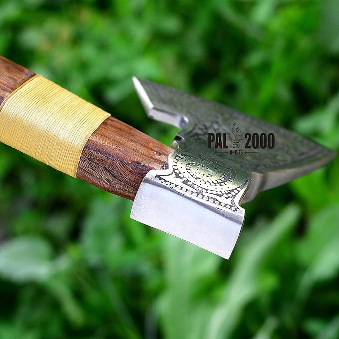 Splitting Axe Camping Chopping Hatchet Viking Tomahawk Battle Hunting Outdoor Solid Wood Handle 5002