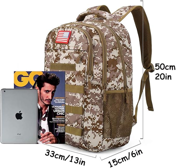 4land Camo Backpack for BoysArmy Boys Backpacks for Elementary Middle School MilitaryCamouflage Bookbag 40L