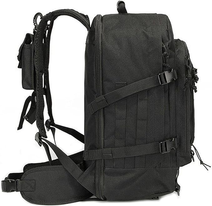 Large tactical military backpack Army Daypack Assault Pack for Men Molle Backpacks Bug Out Bag 3 Day Pack for Hiking Camping Travel Hunting Rucksack Trekking(Black)