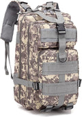 Men's 35L Hiking Backpack Oxford Cloth Outdoor Tactical Rucksack Large Capacity Camping Travel Daypack Duffel Bag (C/Multicolor)