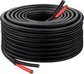 XRDS -RF 8AWG Solar Extension Cable 30FT with Flame-Retardant Protective Sleeving Tinned Copper PV Wire Flexible Outdoor Photovoltaic Cable for Solar Panel RV Boat Off-Grid System