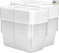 (2 Pack) 10 Small 6 Quart Clear Plastic Storage Bins with Lids Transparent Plastic Shoe Boxes Stackable Shoe Storage Containers for Home Closet Organization。