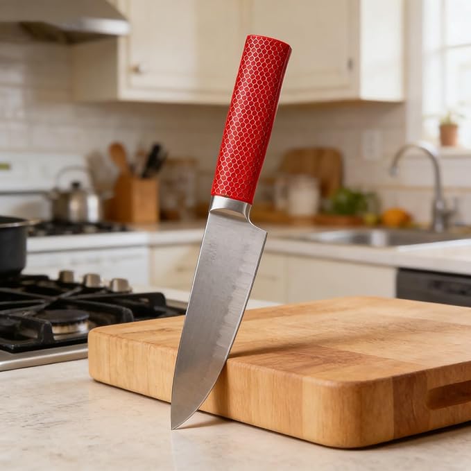 DIY Handmade Carving Knife Handle Scales Blank Material Resin Honeycomb Structure(2PCS120x40x8mm)