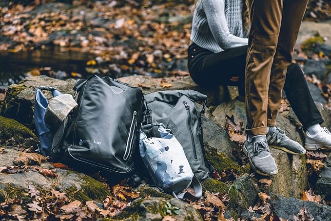 Skog Å Kust DrySak - Roll Top Waterproof Bag for Travel &amp Outdoors - 5 10 &amp 20 Liter sizes