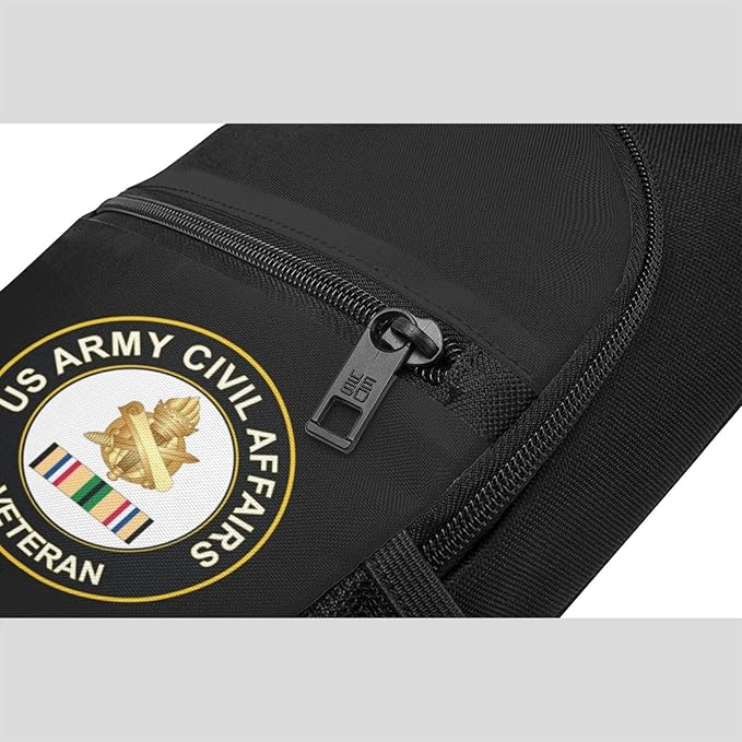 US Army Civil Affairs Gulf War Veteran Chest Pack Leisure Shoulder Crossbody Chest Bag