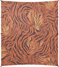 Tigers Print Style DarkRed Beach Cabana Tent UPF50+ Protection Lightweight Sun Shelter Includes Sand Shovel Sandbags Stability Poles for Camping Trips Fishing Backyard Fun or Picnics