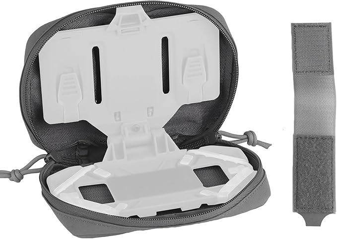 Tactical Phone Pouch Chest Pack for Vest Attachments Phones Chest Mount Outdoor Phone Vest Accessories Molle Pouch