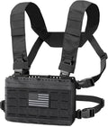 WYNEX Tactical Pouches Chest Pack Modular with Triple Magazine Insert Molle Chest Rig Carrier