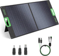 100W Portable Solar Panel for Power Station Generator 20V Foldable Solar Cell Solar Charger with High-Efficiency Battery Charger for Outdoor Camping Van RV Trip